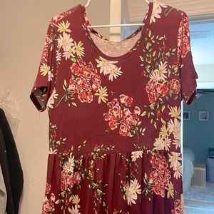 Floor length lightweight dress